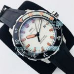IWS Factory Replica IWC Aquatimer 2000 Watch White Dial With Orange Markers